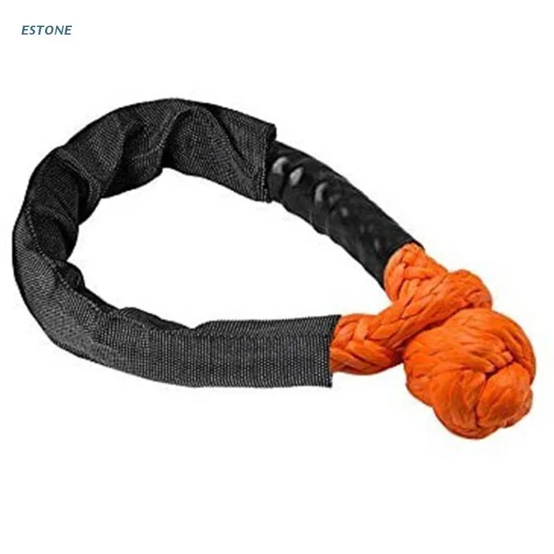 2 Inch Recovery Rope Towing Ropes: 1/2 Inch x 22 Inch Synthetic Soft Shackle - 38000 Lb ...