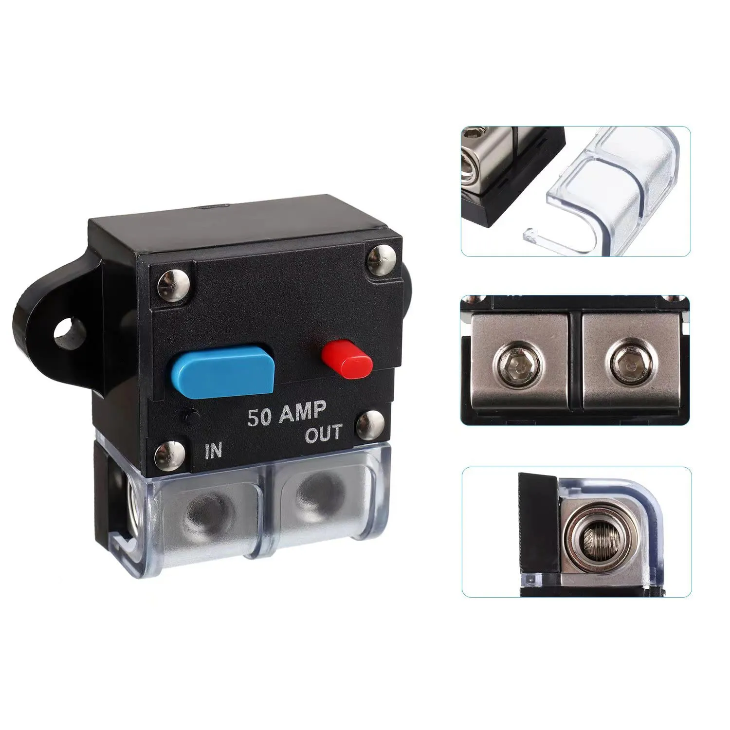 DHgate.com:50A-300A Waterproof Manual Reset Circuit Breaker