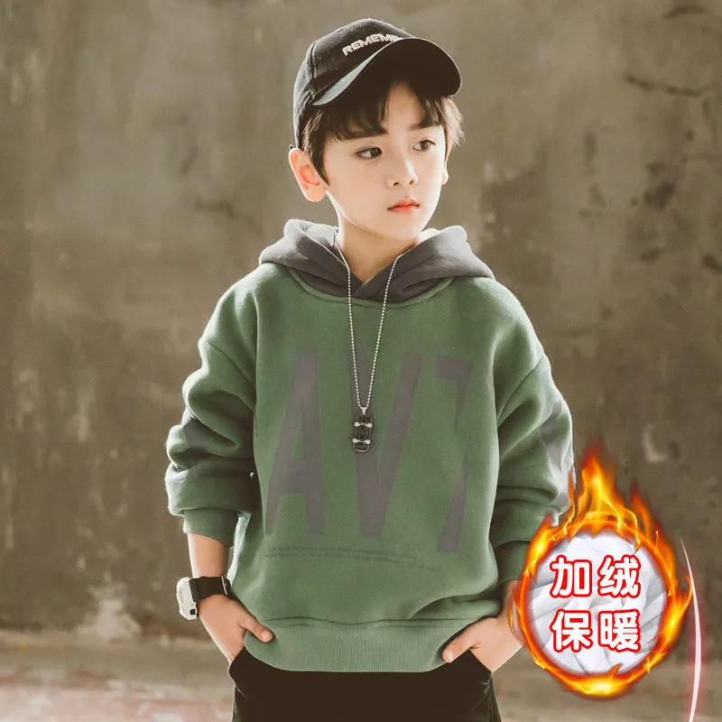 New Plaid Hoodie For Boys 12 Years Old Long Sleeve Patchwork Boys Long Sleeve Shirts Casual Black Sweater From Homepro178 34.69 DHgate.Com