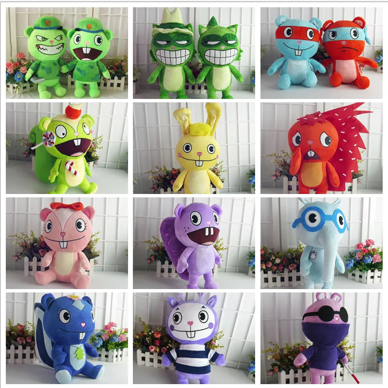 Happy Tree Friends Peluş Oyuncaklar 40cm Yumuşak Yi TL662.48
