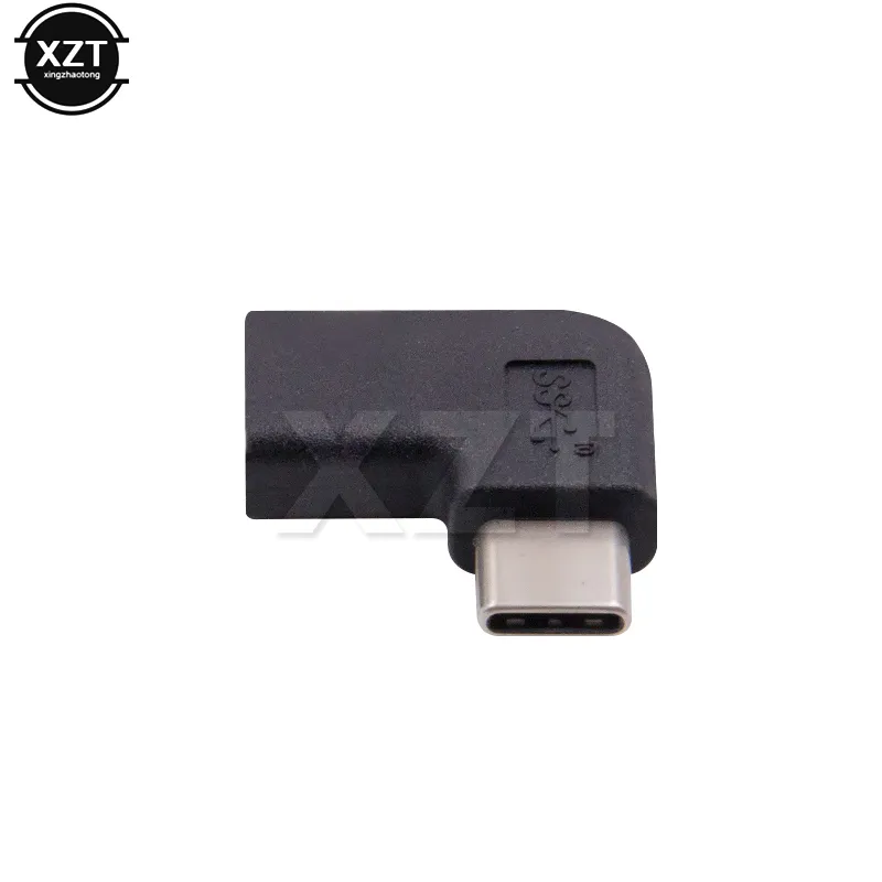90 Degree Right Angle USB 3.1 Type C Male to Female Converter Adapter ...