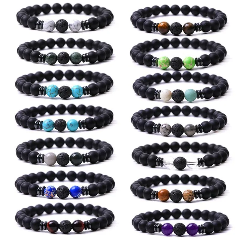 Stone and strand bracelet deals