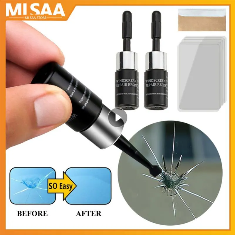 Windshield Crack Repair Kit – Bonding Fluid & Professional Resin For Auto Glass