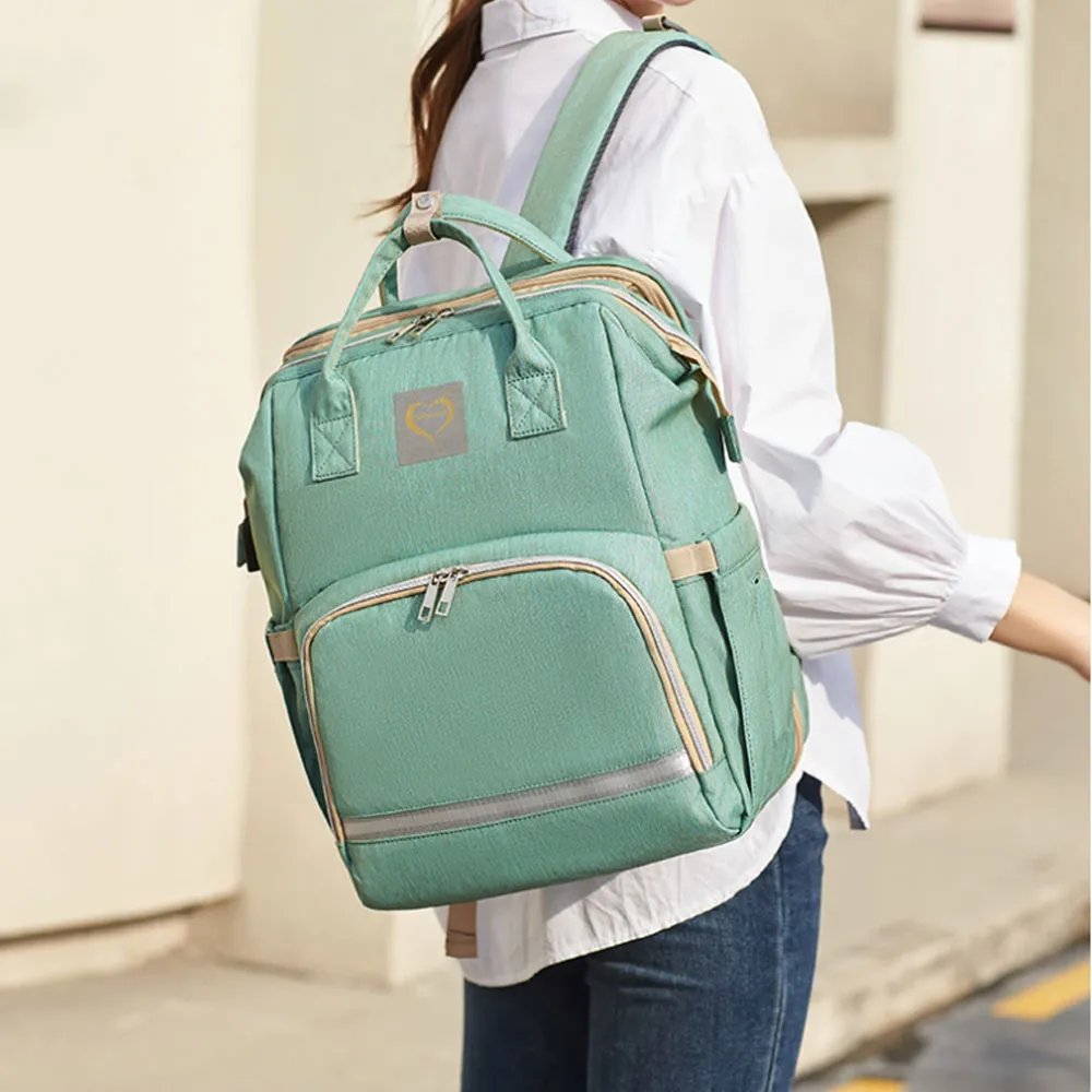 Multifunctional nappy backpack hot sale