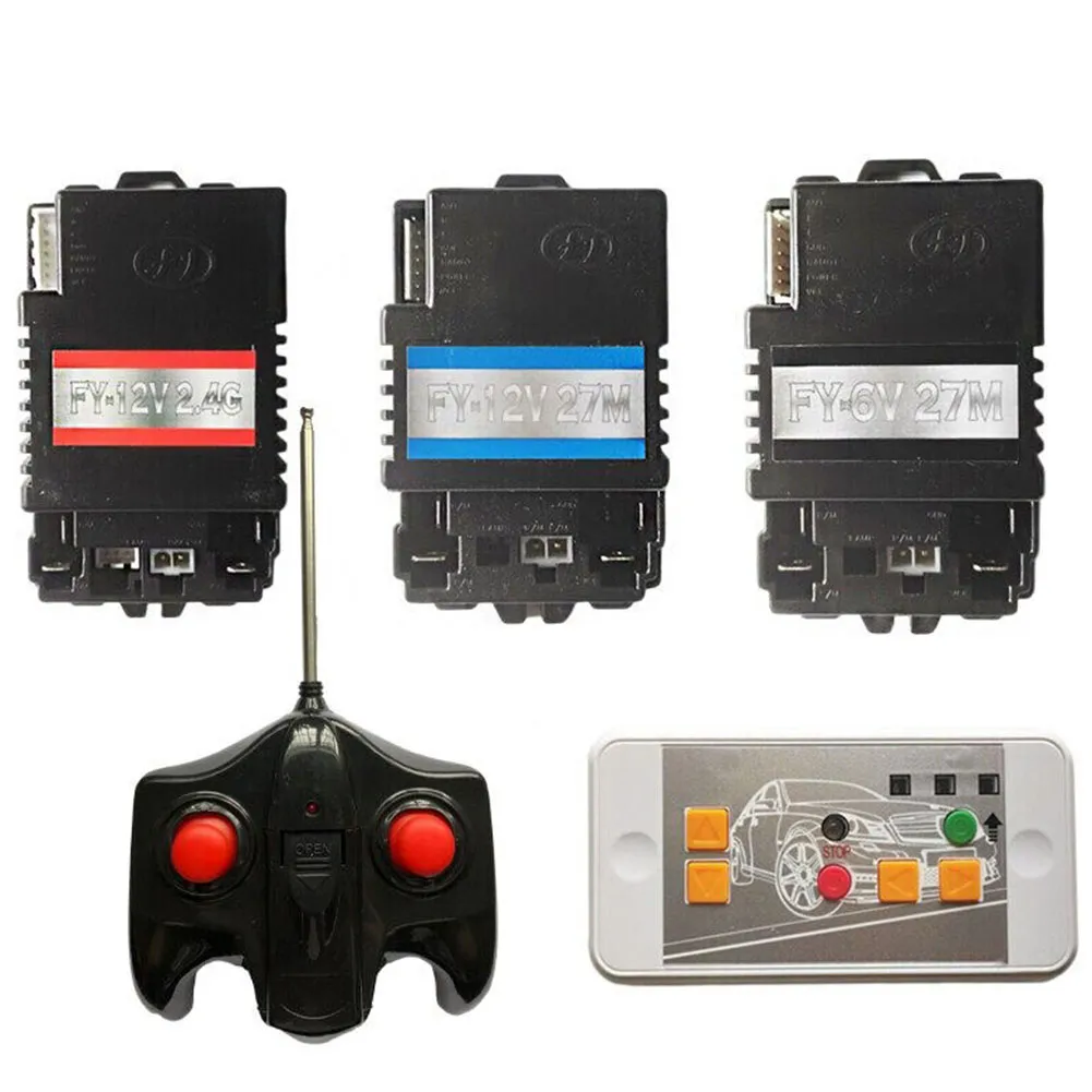 Remote Control Recievers FY-6V & FY-12V 27M Remote Control Receiver for Kids' Electric Ride-On ...