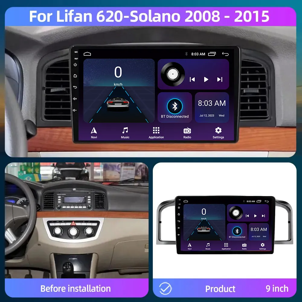 4G Android 13 Car Stereo Multimedia Player with GPS Navigation for Lifan  620 Solano 2008-2015 from Dhgate Car Refrigerator - price 175.95