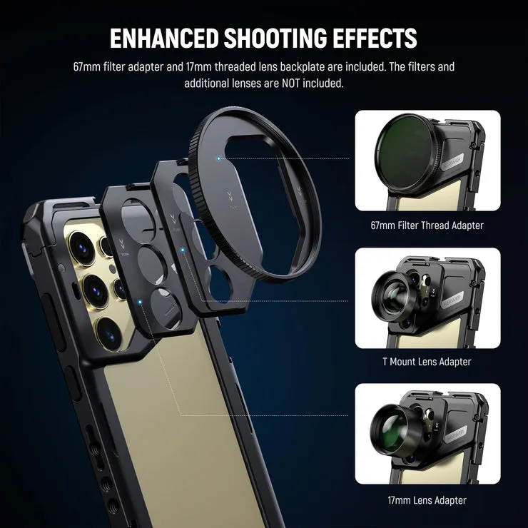 Samsung Rig NEEWER Smartphone Video Rig Cage with 67mm Filter Thread for SAMSUNG ...