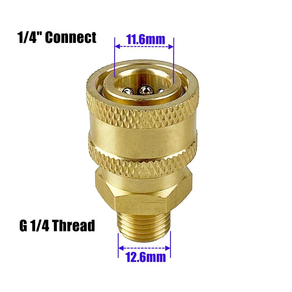 Legacy 1/4" Brass Quick Connect Coupler – Female, 4000 PSI, For Pressure Washer, Model 9.802-164.0 / 331016V