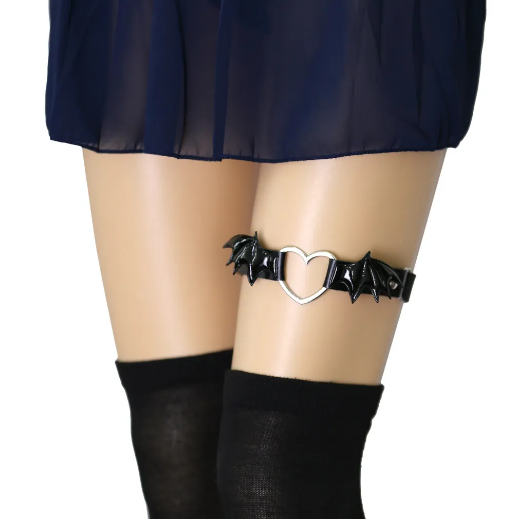 Buckle Thigh Garter Shein Garter Belts For Women: Hollow Out Peach Heart  Garter Belt, Bat