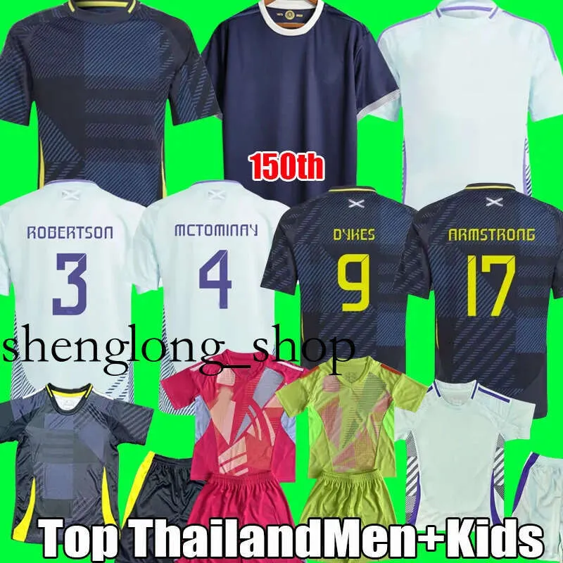 Mens and Kids Scotland Soccer Jersey Kit: McTOMINAY McGINN Home