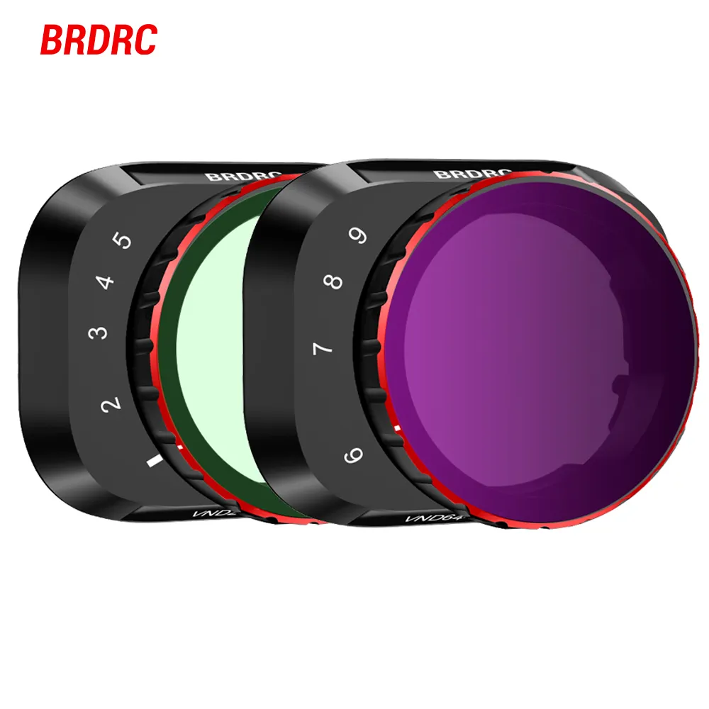 BRDRC VND Lens Filters for DJI Mini 4 Pro Drone, Adjustable