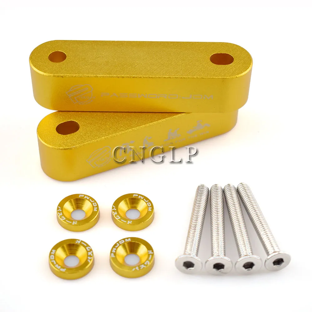 Hood Risers Kit Car Hood Holder Billet Aluminum Hood Spacers: Universal Hood Riser Kit ...