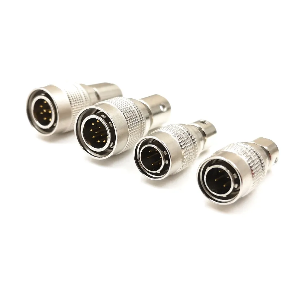 HIROSE Connector HR 10A Male Plug with 4, 6, 10, and 12 Pins for ZOOM ...