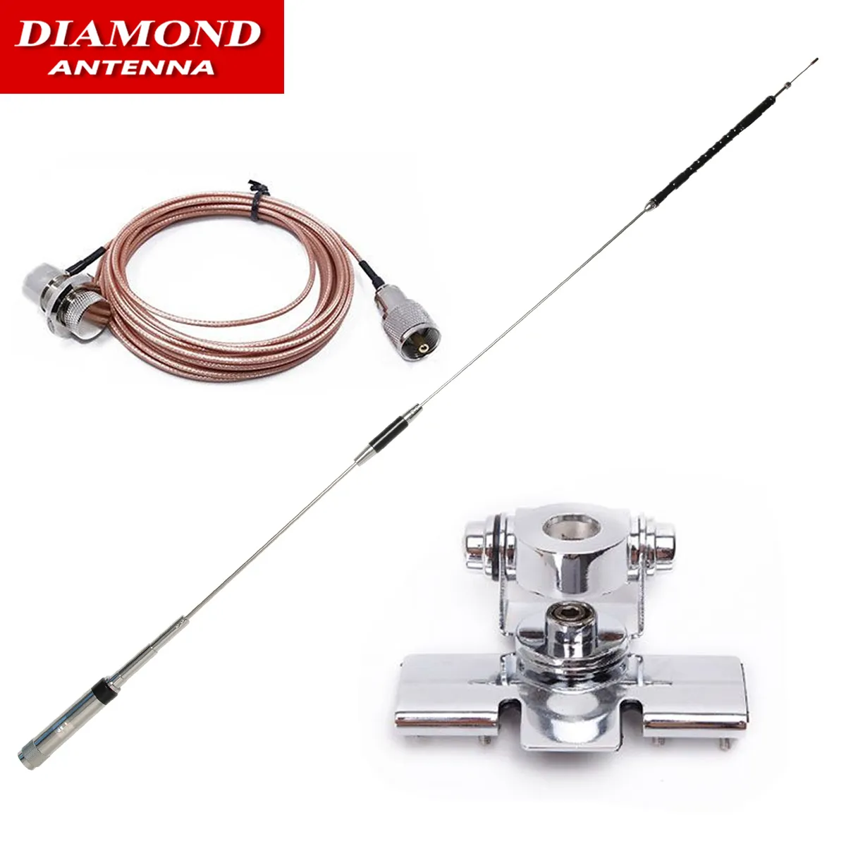 Diamond Ham Radio Antenna Car Mobile Radios Quad Band Antenna