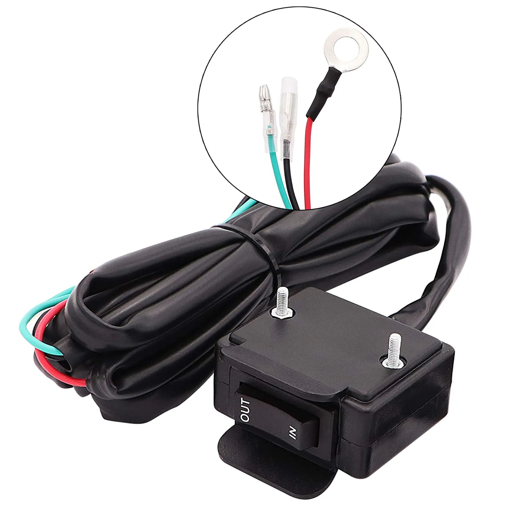 Complete 12V Winch joycon thumb grip Kit with...