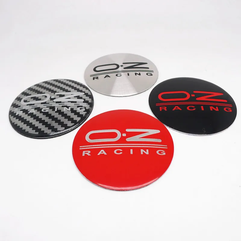 62mm Aluminum Wheel Center Cap Stickers for Car Rims Hubcaps Emblem ...