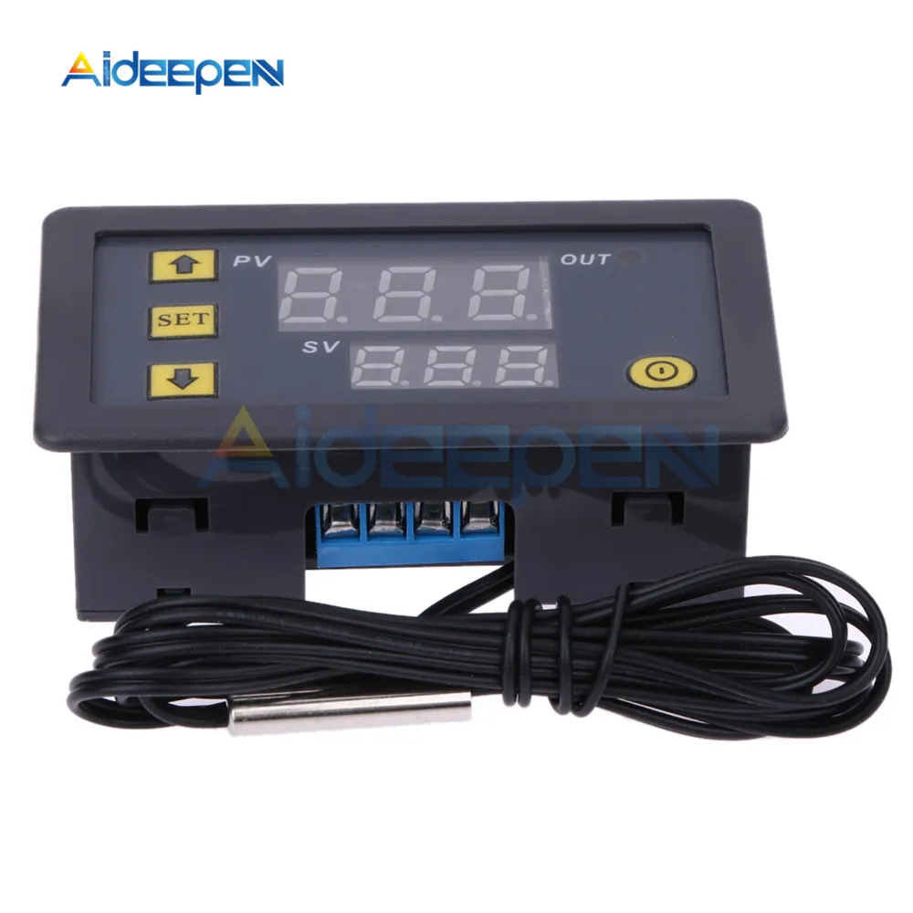 W3230 Digital Temperature Controller – High Temp Alarm Thermostat, DC 12V/24V/220V - View #13