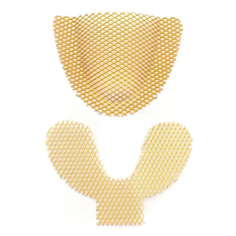 20 pcs Golden Metal Palatal Reinforcement Mesh For Acrylic Partial ... - Partial Outer Denture Textured Mesh