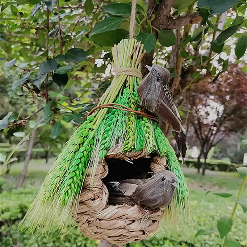 thumbnail image 2 of Hand-woven Hummingbird House Hummingbird House Nes... - Grandado 2 of 13