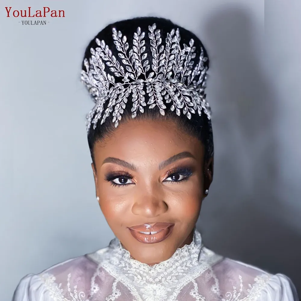 YouLaPan Bridal Crown Tiara Luxury Wedding Hair Accessories  display picture 2