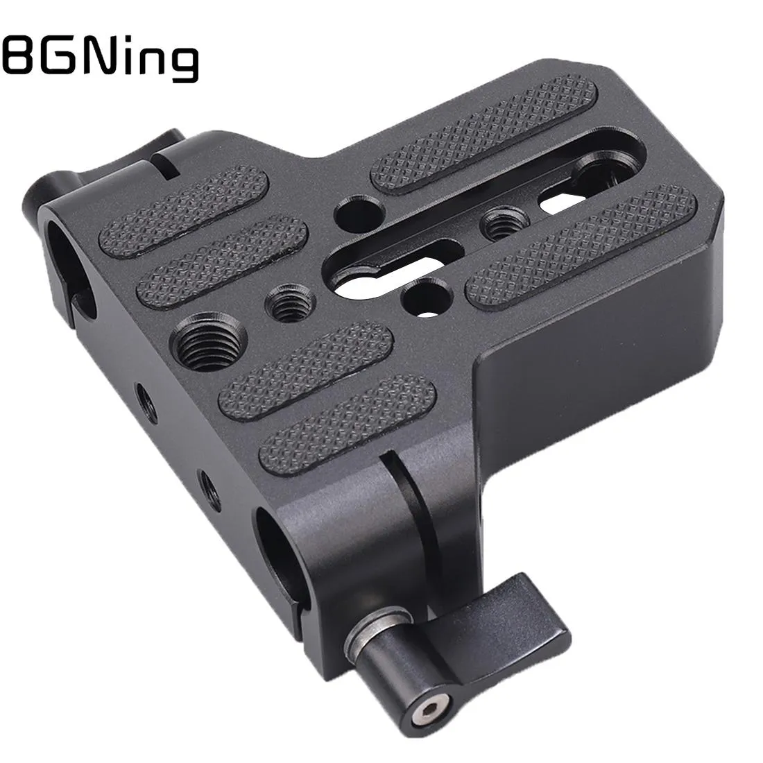 Universal Camera Baseplate Shoulder Rig with 15mm Rod Clamp Quick ...