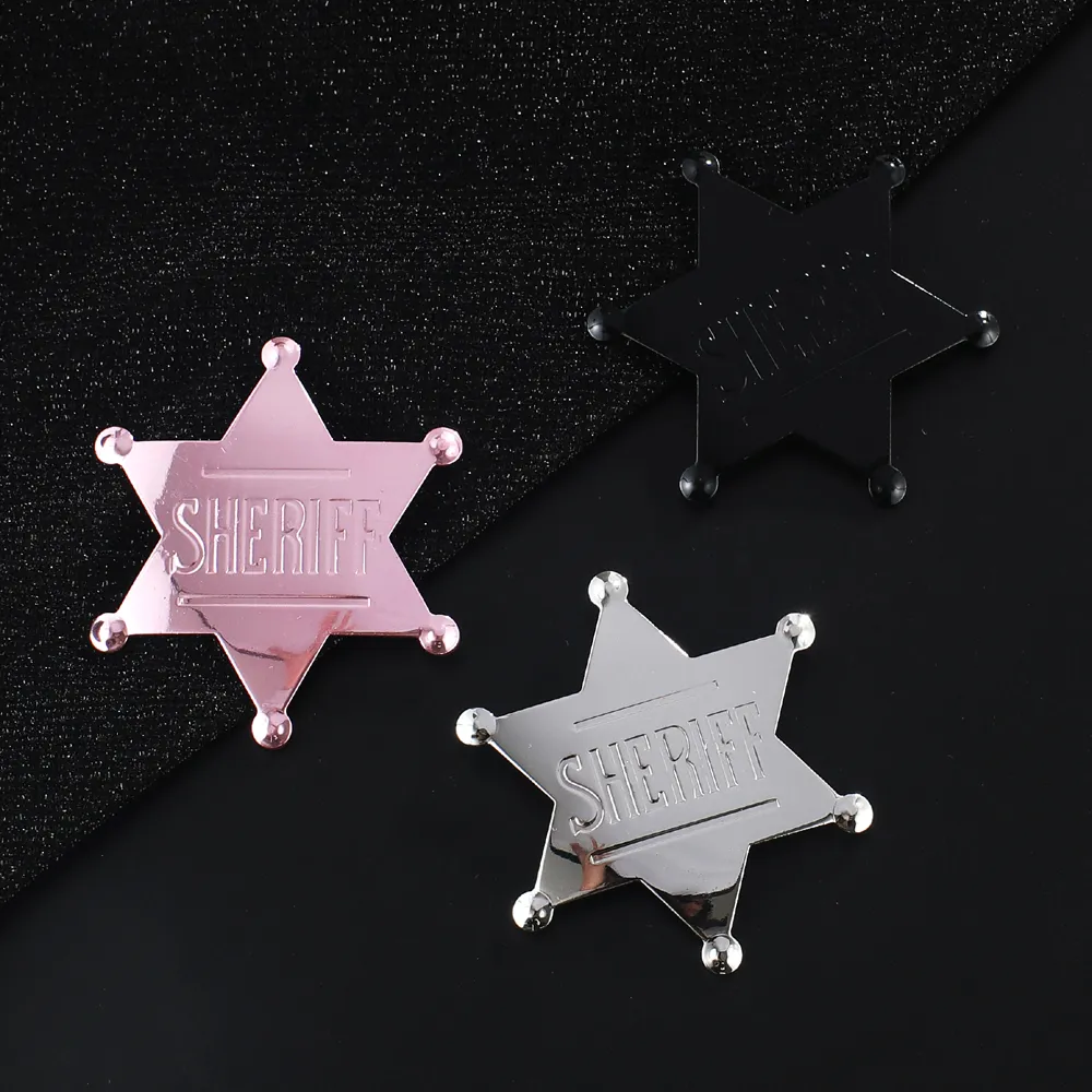 Badge étoile De Shérif Vintage – 2 Modèles – Costume Western, Halloween, Cosplay