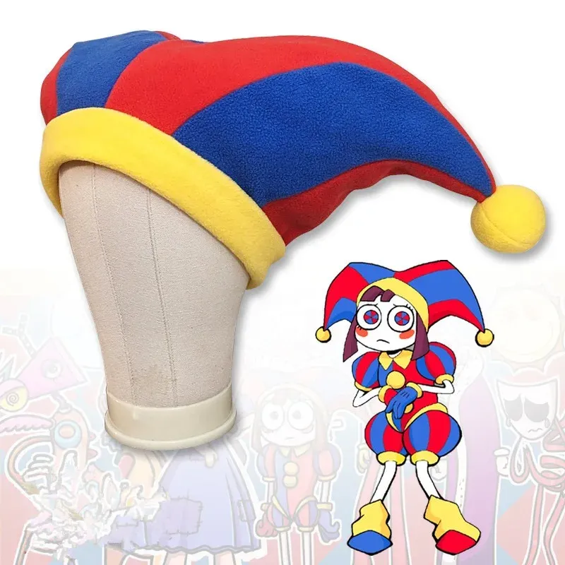 Anime Circus hat clown - Amazing Joker Cap for Cosplay and Anime Circus hat clown - Amazing Joker Cap for Cosplay and