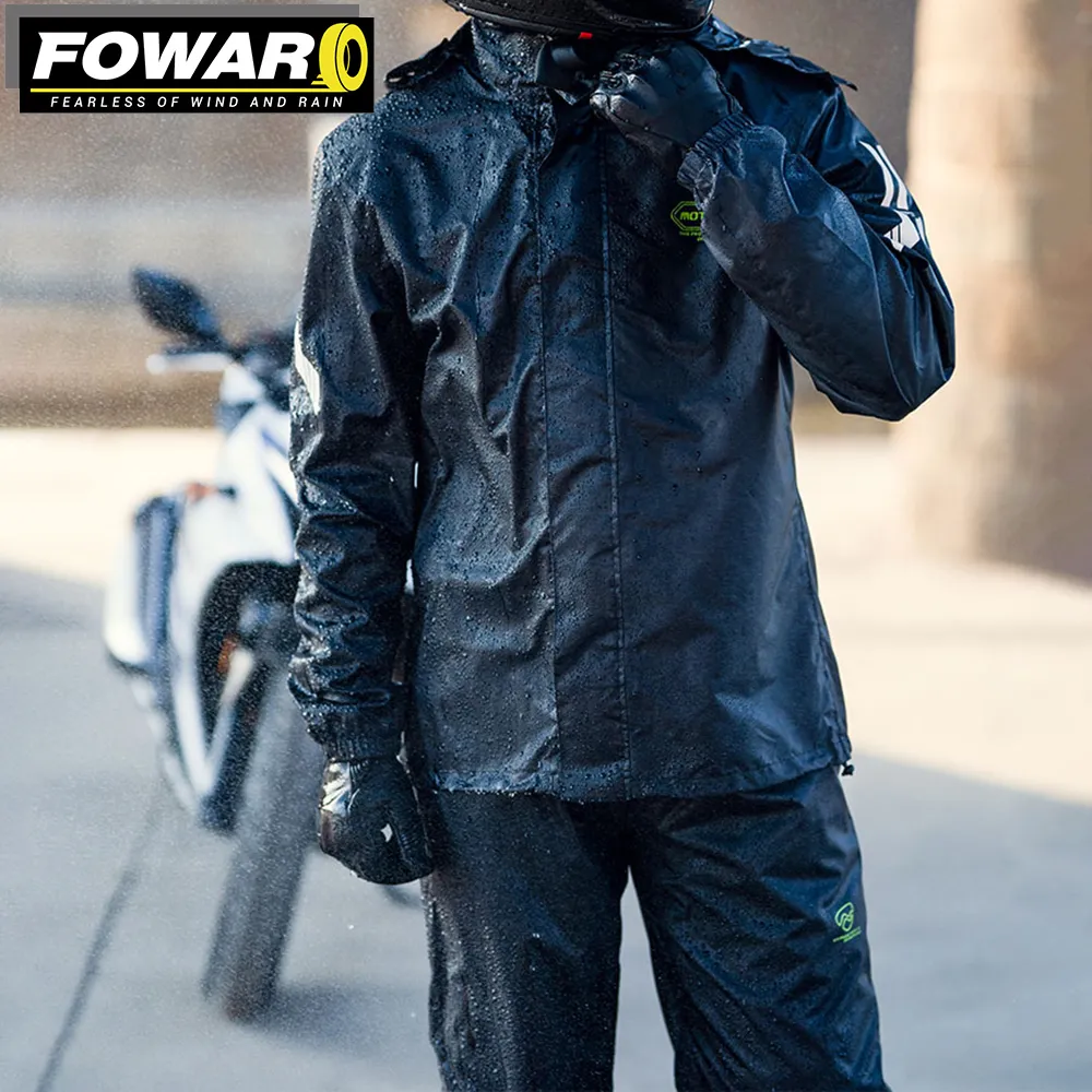 Reflective Motorcycle Rain Suit Men Waterproof Breathable Raincoat Top And Bottom Set Portable Folding Type Biker Clothing From Ddmyapr 74.51 DHgate.Com