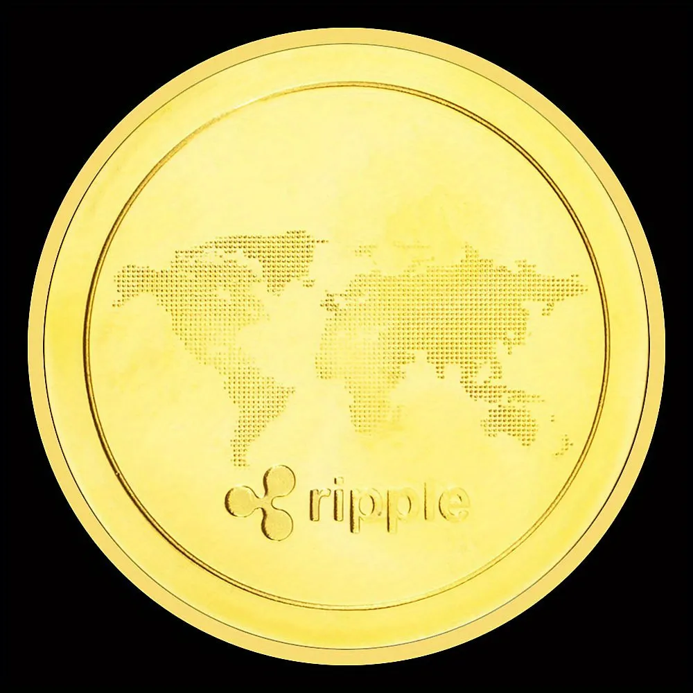 Collectible Golden Plated Physical Crypto Coin Souvenir A Valuable Addition  To Your Ripple Wallet And Coin Collection From Ddmyjan, $28.71 | DHgate.Com
