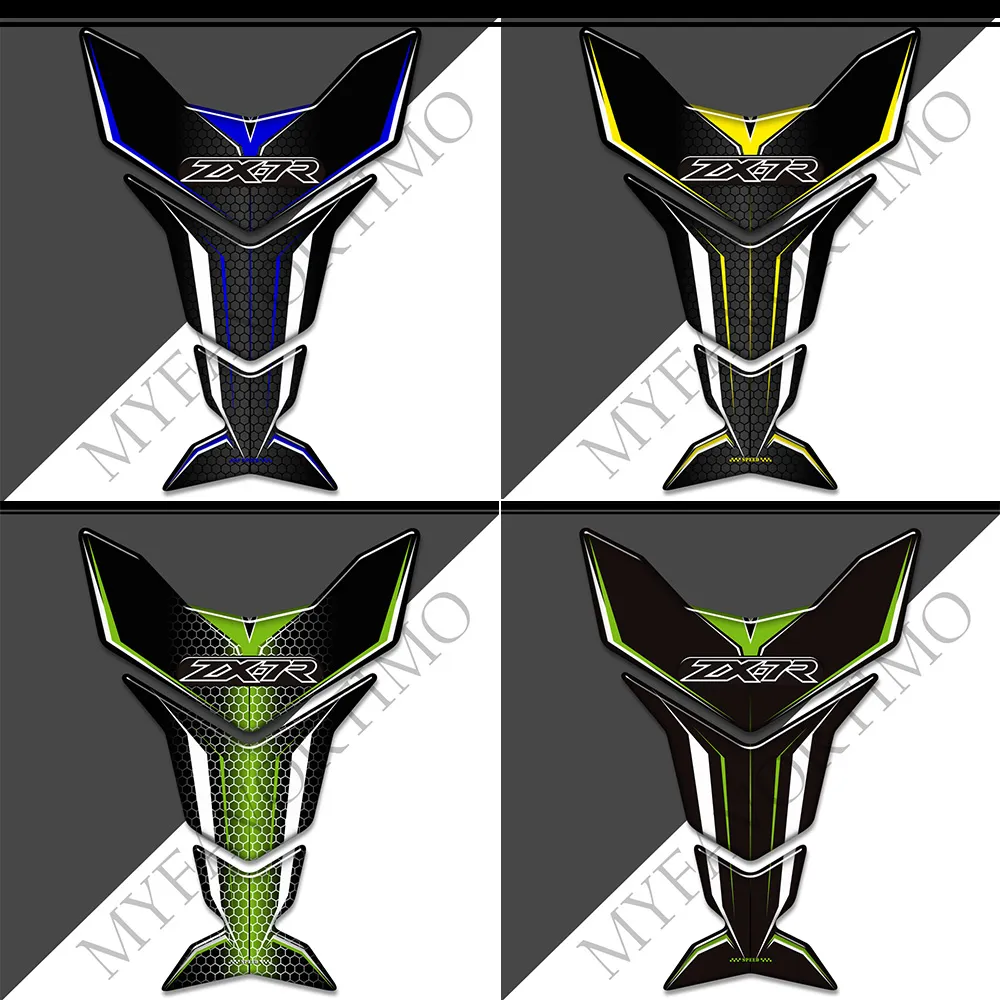 Motorcycle Tank Pad Stickers Decals Gas Fuel Oil Knee Protector