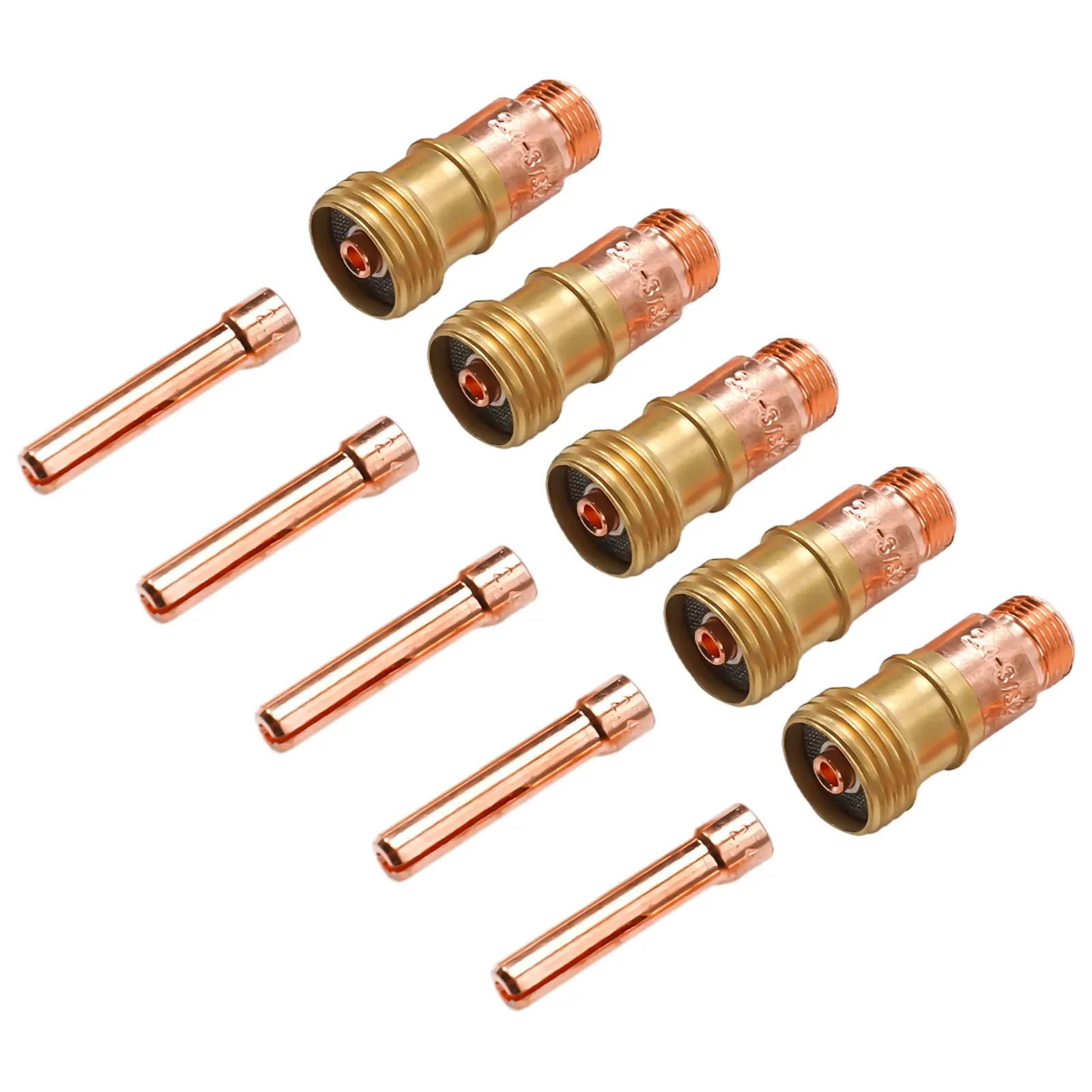 Kit Complet TIG Stubby Gas Lens Et Collets 10N24S 3/32 - Set Essentiel Soudage, Neuf