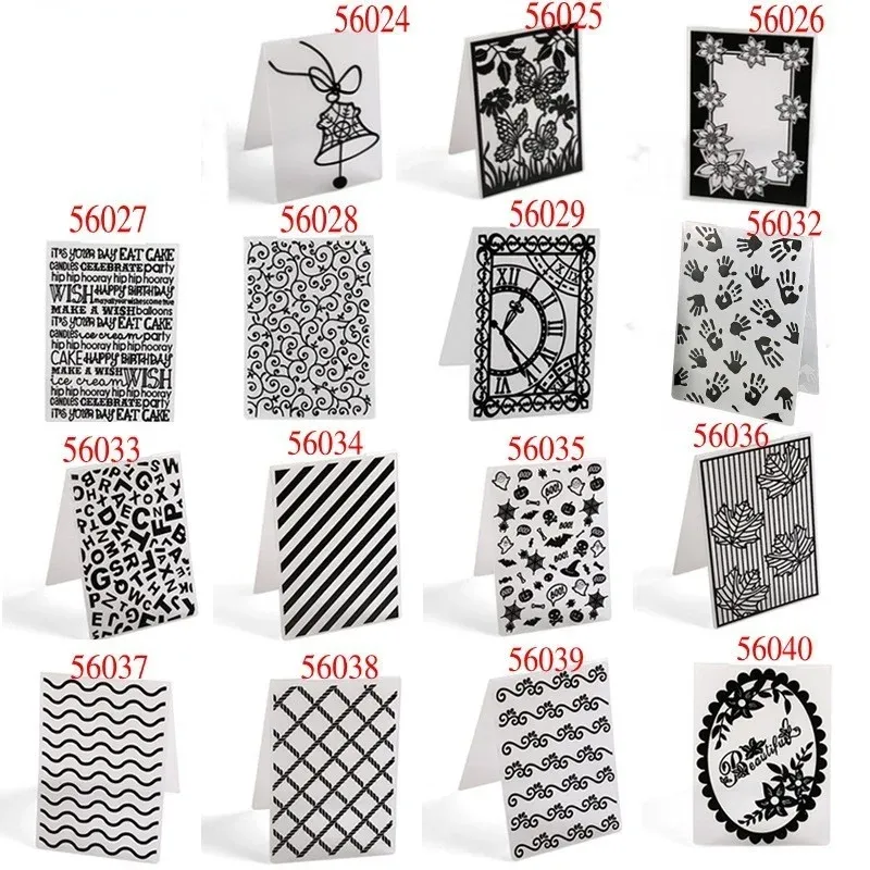 2024 Premium Embossing Folders for DIY Scrapbooking, Card Making ...