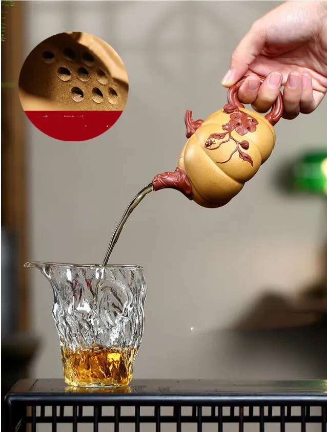 Handcrafted Yixing Zisha Teapot: Unique Pumpkin Shape, 250ml, Purple Clay, Original Mine, Chinese Hand Carved Tea Set, Perfect Gift From Homepro18, $235.18 | DHgate.Com Handcrafted Yixing Zisha Teapot: Unique Pumpkin Shape, 250ml, Purple Clay, Original Mine, Chinese Hand Carved Tea Set, Perfect Gift From Homepro18, $235.18 | DHgate.Com