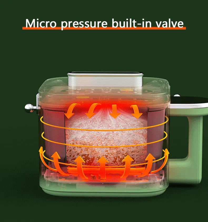 3L Micro-Pressure Rice Cooker: 18-in-1 Multifunctional Cooker with ...