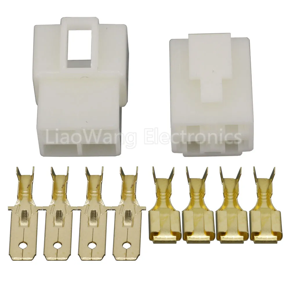 Set Connettori Auto 6.3mm &ndash; Spina Maschio/femmina Da 1 A 12 Pin, Made In China