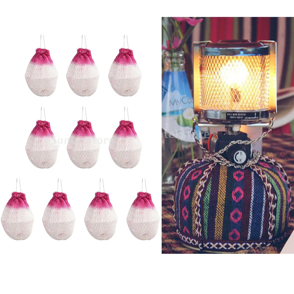 Lanterns Mantles, 20Pcs Kerosene Lamp Mantles Gas Camping Light Mesh Cloth Lampshade Dual Head For Home Restaurant Decoration Or Camping Hiking