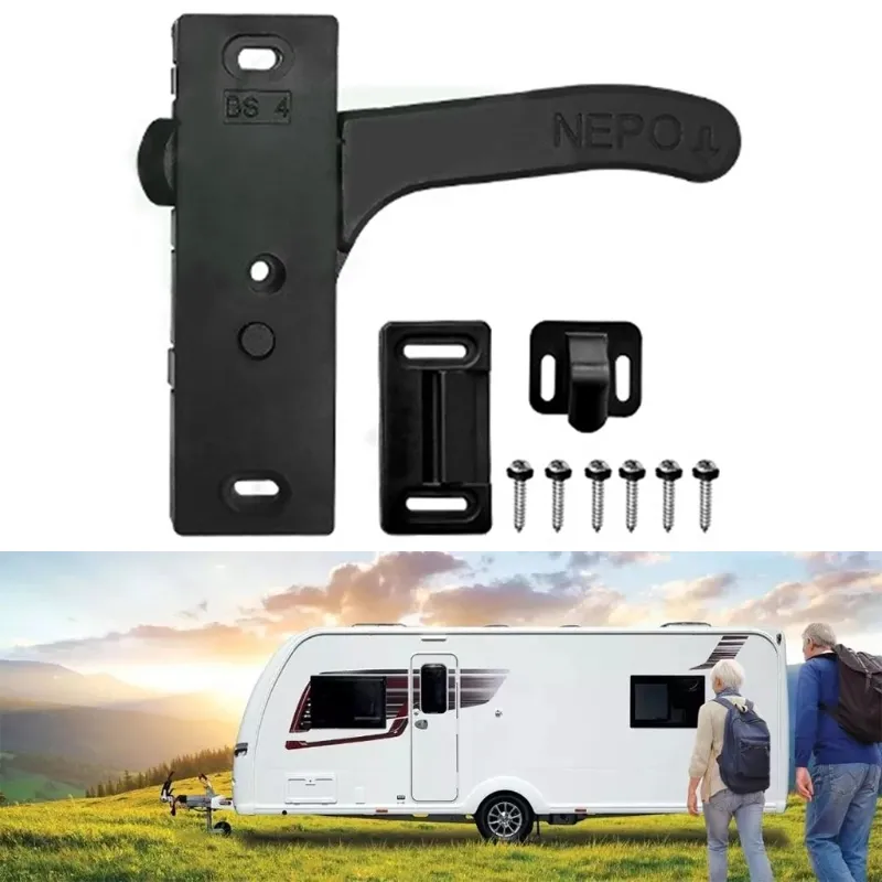 Motorhome RV Entry Door Handle Zinc Alloy Screen Door Latch Controller ...