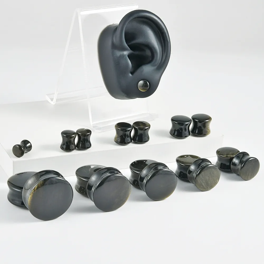 Natural Stone Ear Gauges Plugs: Expander Ear Stretching Kit - Shop Now ...