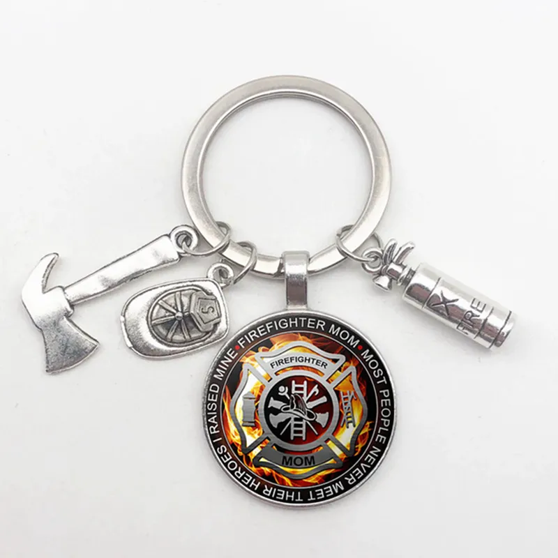Fireman Gifts Miniature Firefighting Tool Keychain Set Guardian