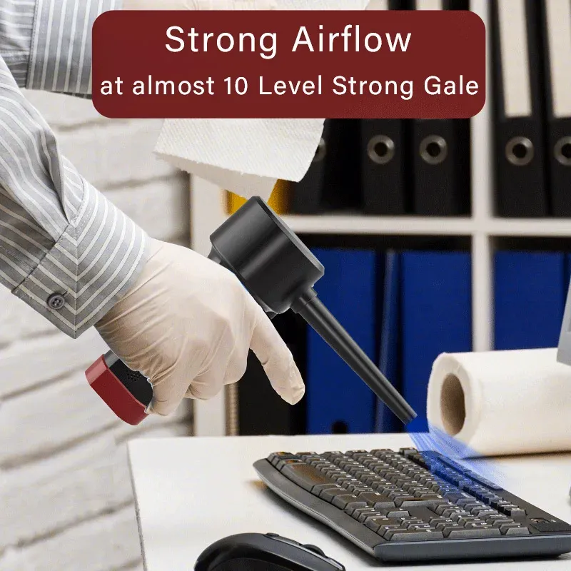 Electric Air Duster For Electronics Cleaning Cordless Compressed Air ...