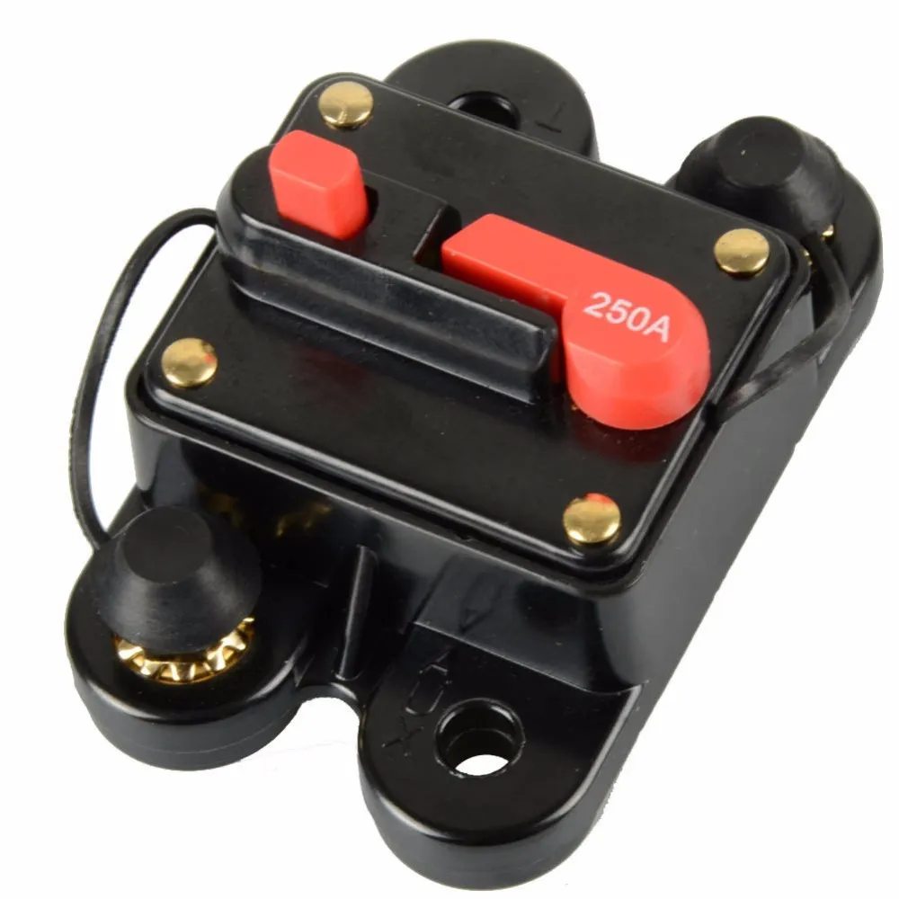 250 Amp Circuit Breaker Dc 12v 48v Waterproof 30a300a Manual Reset Fuse - View #14