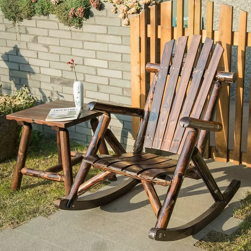 Large wooden rocker sale