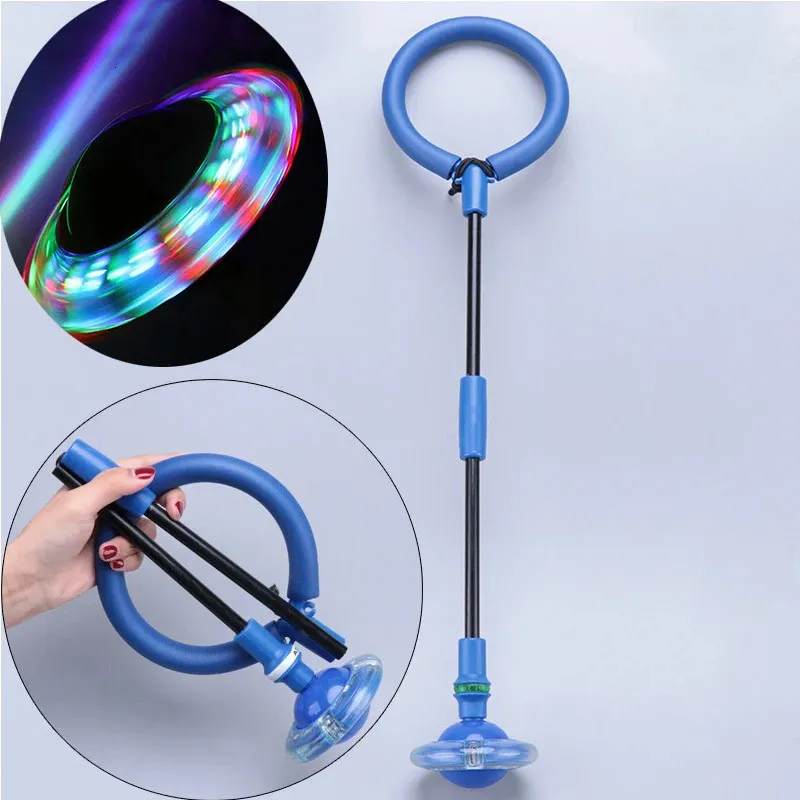 Glowing Ankle Skip Ball Portable Folding Jumping Rope Ball For Kids ...