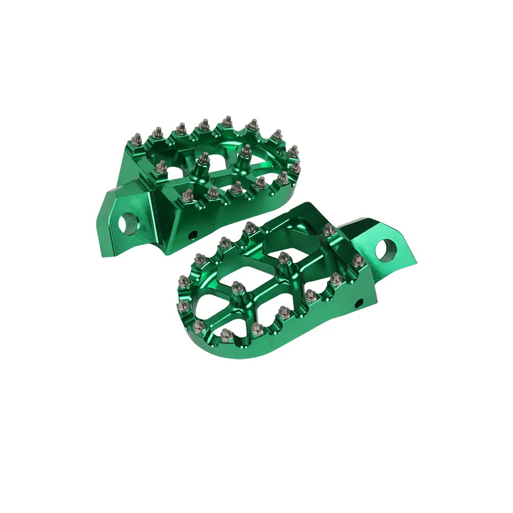 Kawasaki Motorcycle Footpegs Durable Aluminum Foot Rests For KX125