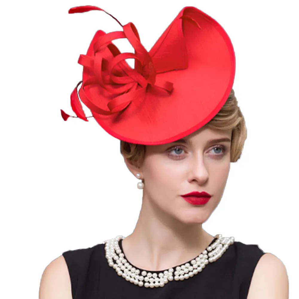 Ladies Fancy Hats Sinamay Feather Fascinator Chic Wedding Hats For Women,  Kentucky Derby Tea Party Hats From Ddmyaug, $58.94 | DHgate.Com, image size:1000x1000