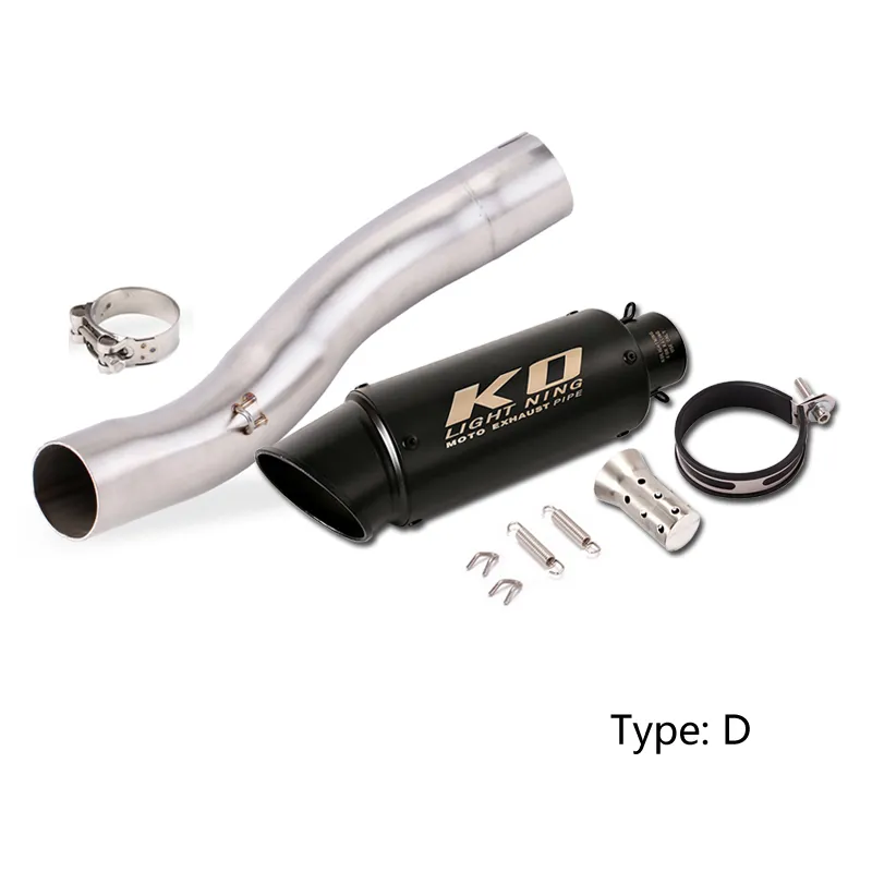 For Kawasaki Ninja ZX10R 2008-2020 Slip on Mid Exhaust Pipe