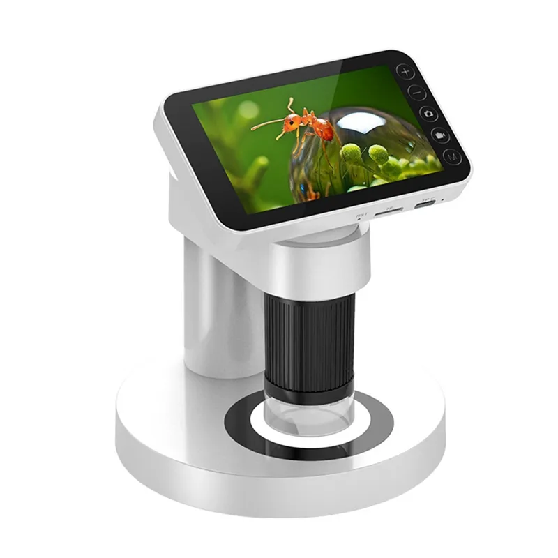 Lcd Microscope Digit 4 Inch LCD Digital scanning electron microscope with 1000X HD Magnifier ...