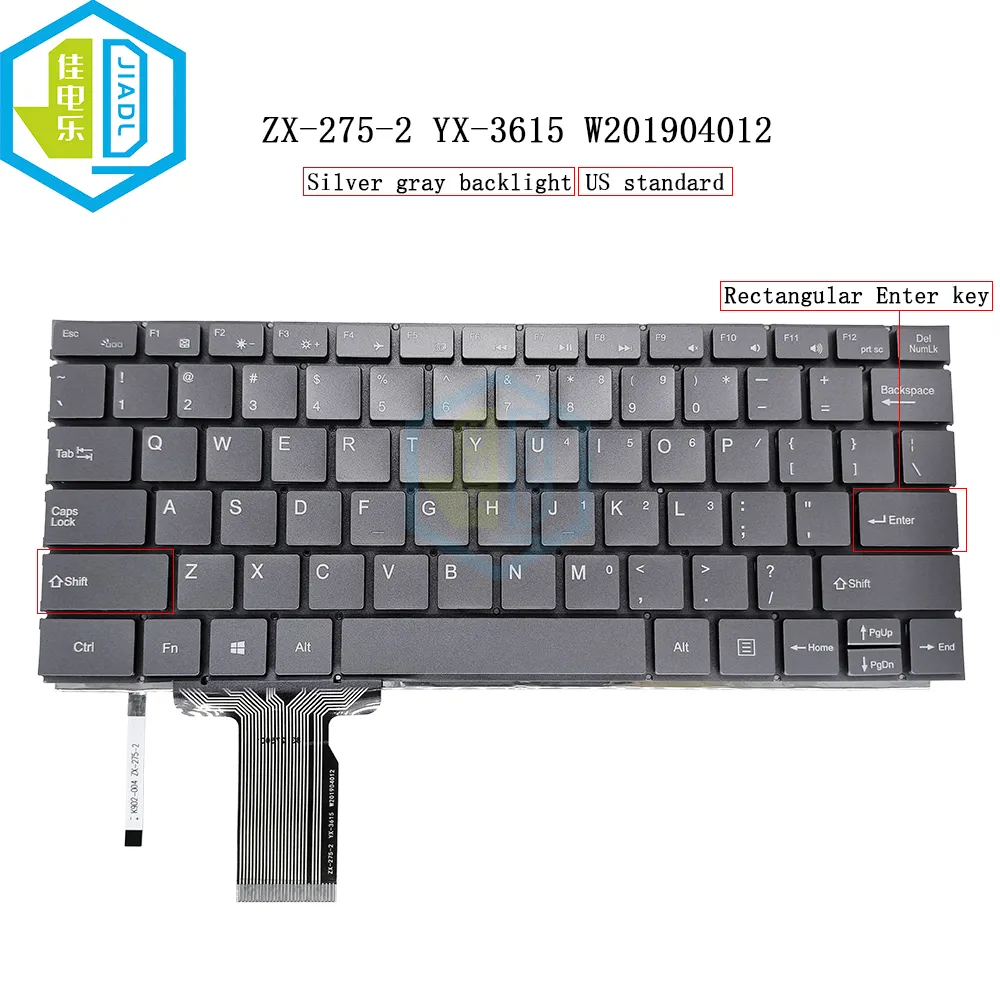 US Korean Laptop Backlit Keyboards Replacement From Ddmyapr