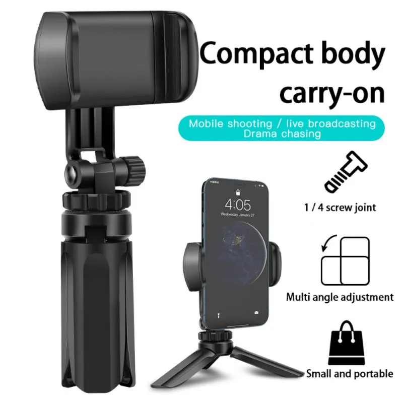 Versatile Folding Phone Tripod: Portable, Rotating Stand for