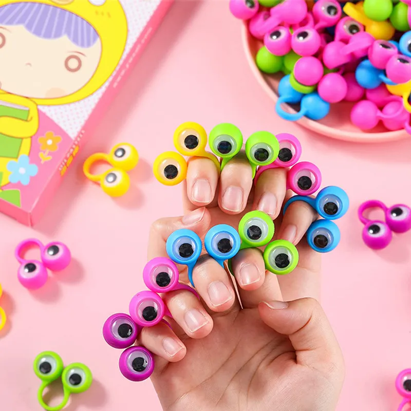 Ring Puppet DHgate.com:20Pcs Kids Finger Puppets Rings: Wiggly Eyeball Toys ...